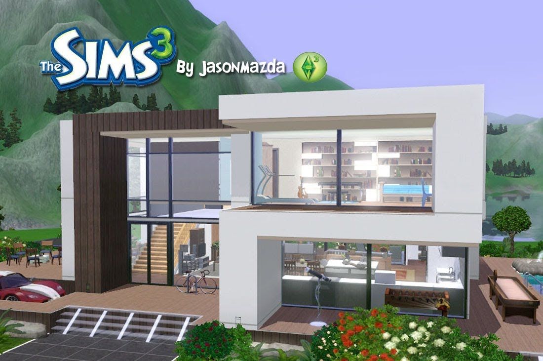 12 Contoh Desain Rumah The Sims 4 Modern Terbaru Dan Terlengkap Deagam Design