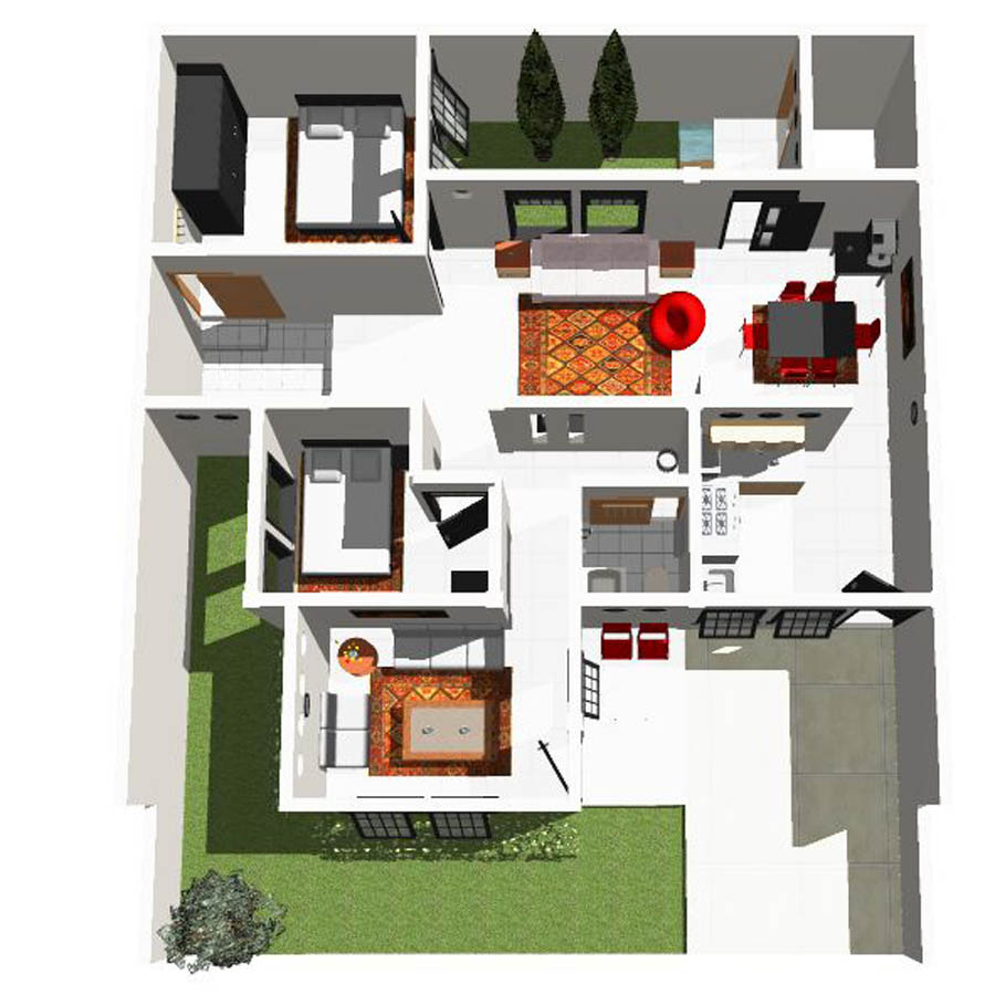 14 Ragam Desain Rumah Modern 9x6 Paling Banyak Di Cari Deagam Design