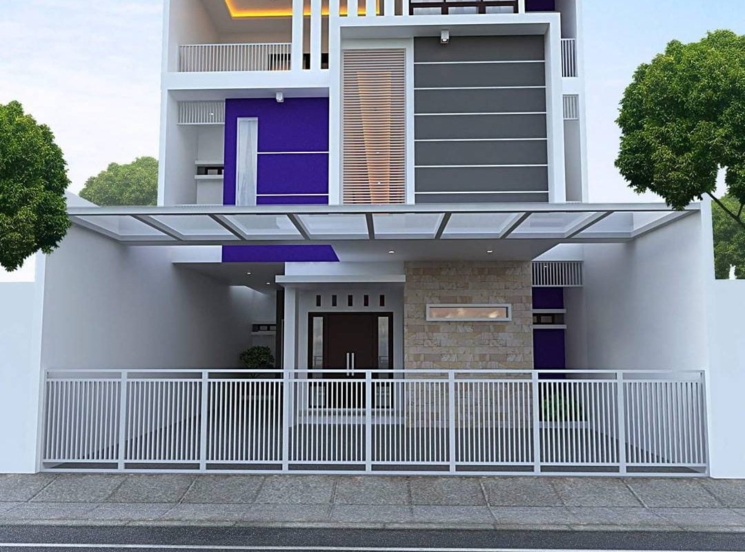17 Trend Desain Rumah Mewah Minimalis 2 Lantai Tampak Depan Terbaru Dan Terbaik Deagam Design