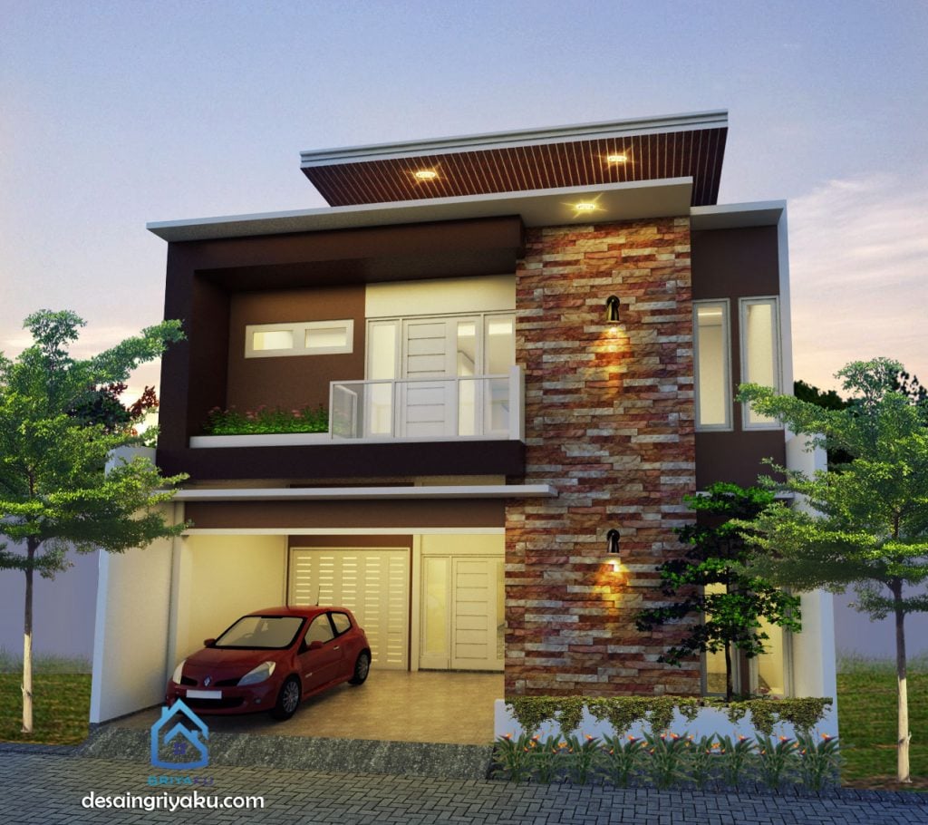 25 Model Rumah Minimalis  2 Lantai 2021  Terbaru Rumah 