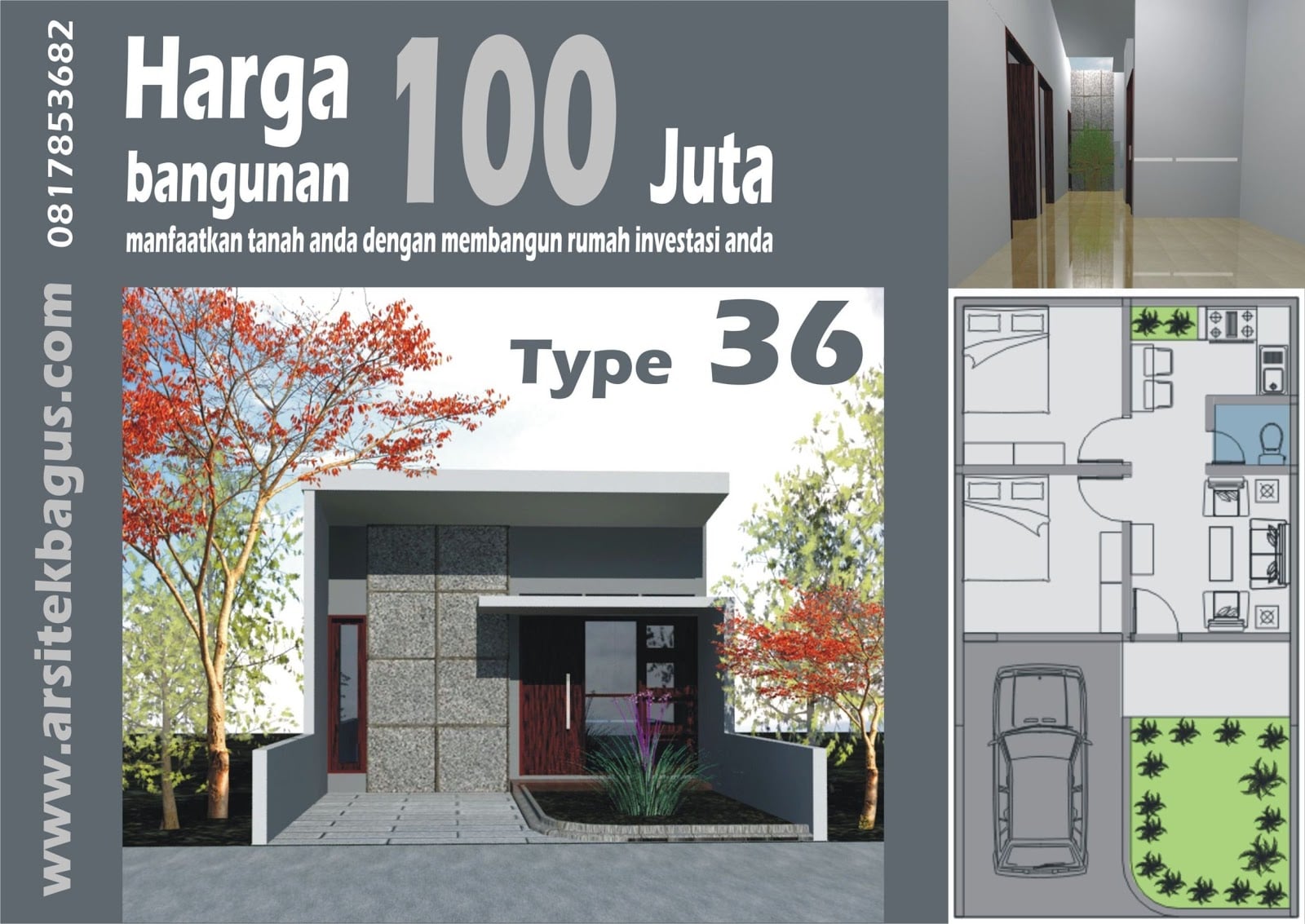 21 Ide Desain Rumah Minimalis Type 36 Di Jakarta Istimewa ...