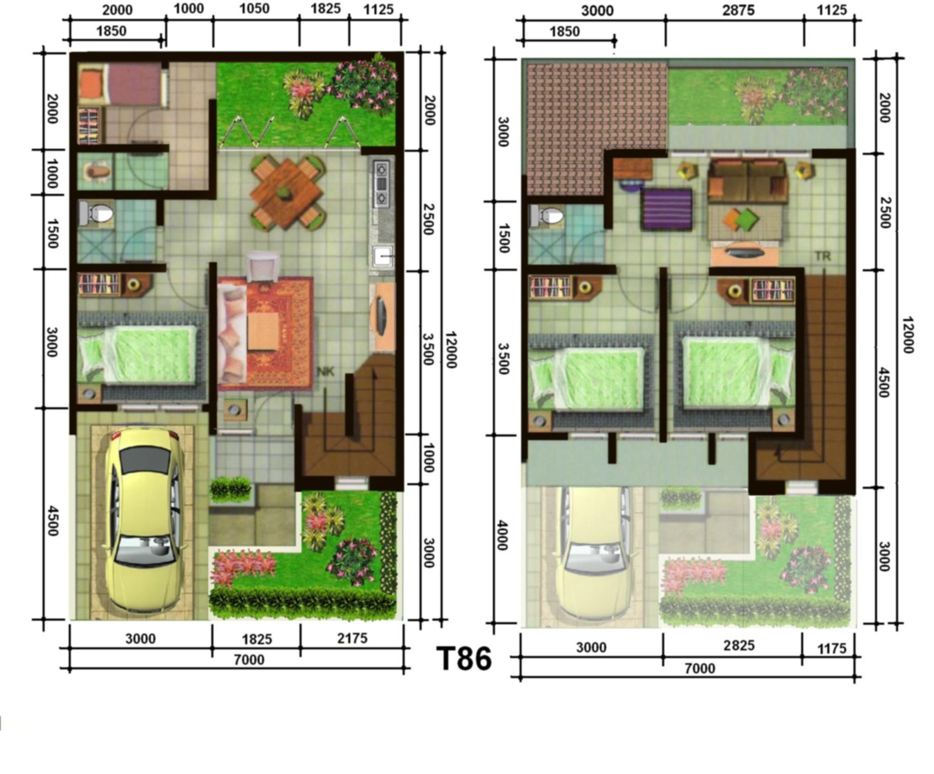 23 Model Desain Rumah Minimalis Luas Tanah 70 M2 Yang Wajib Kamu