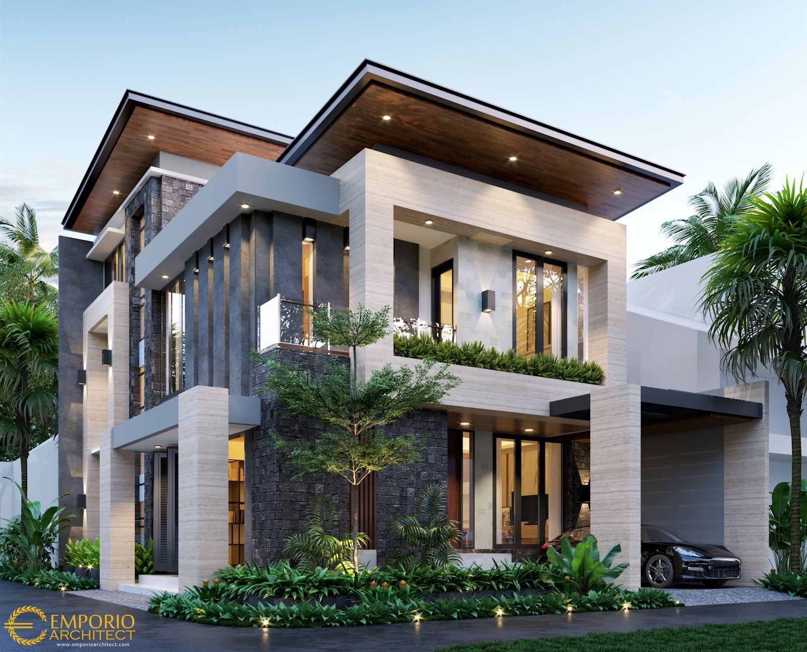 Desain Pagar Rumah Bali Modern Archives Deagam Design