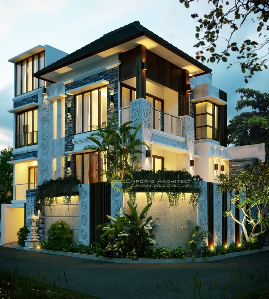 Desain Rumah Stil Bali Mewah