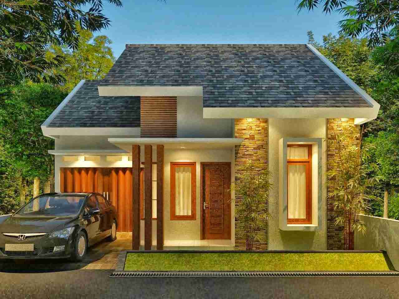 28 Contoh Desain Rumah Minimalis Garasi Di Dalam Istimewa Banget