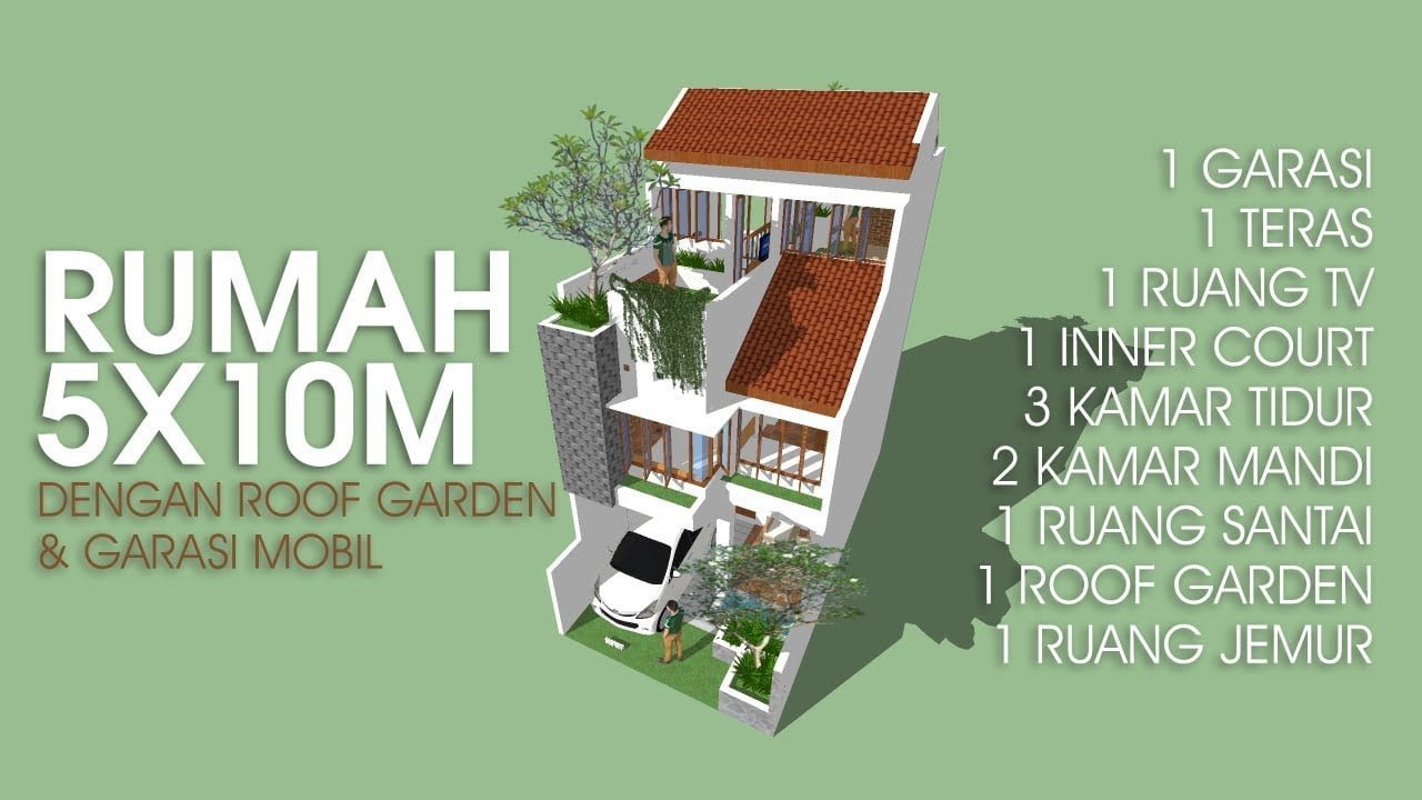 28 Kumpulan Desain Rumah Minimalis Modern Dengan Rooftop Paling