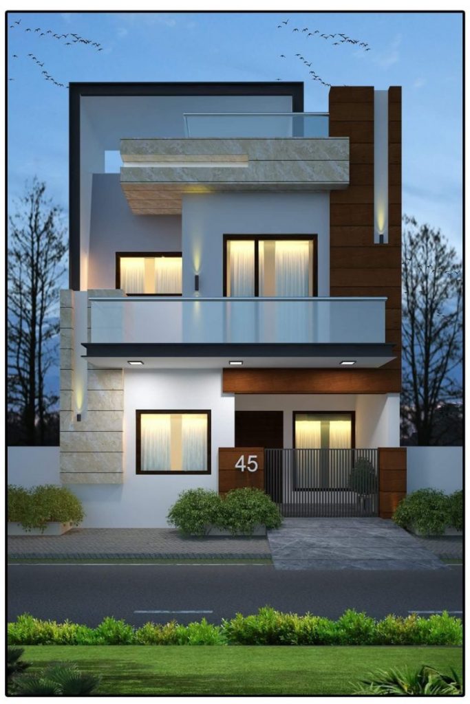 Desain Rumah 2 Lantai Minimalis Ala Luar Negeri - Deagam Design