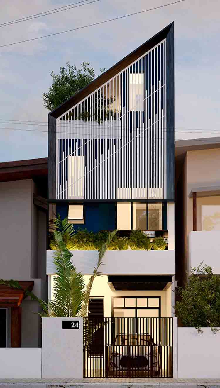 40 Foto Desain Tampak Depan Rumah Minimalis Ukuran 5 Meter Terbaru
