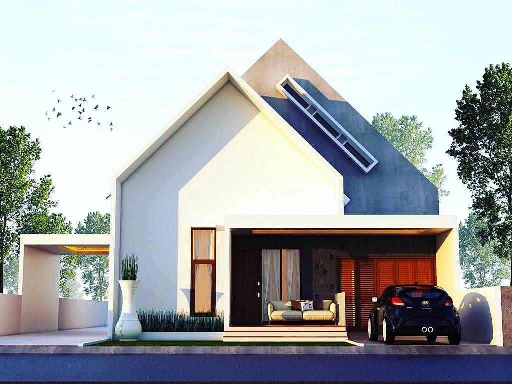 49 Trend Desain Fasad Rumah Modern Minimalis Terbaik Masa Kini