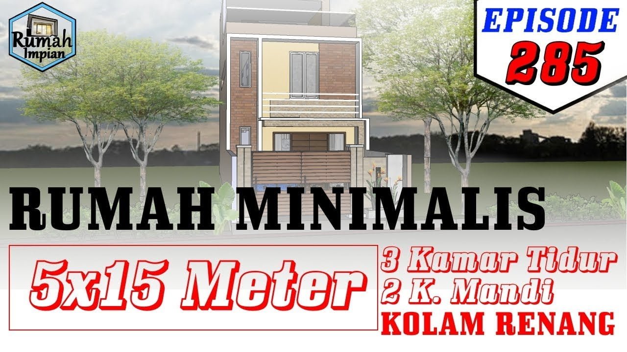 50 Macam Desain Rumah Minimalis 5x15 Terbaru Dan Terlengkap