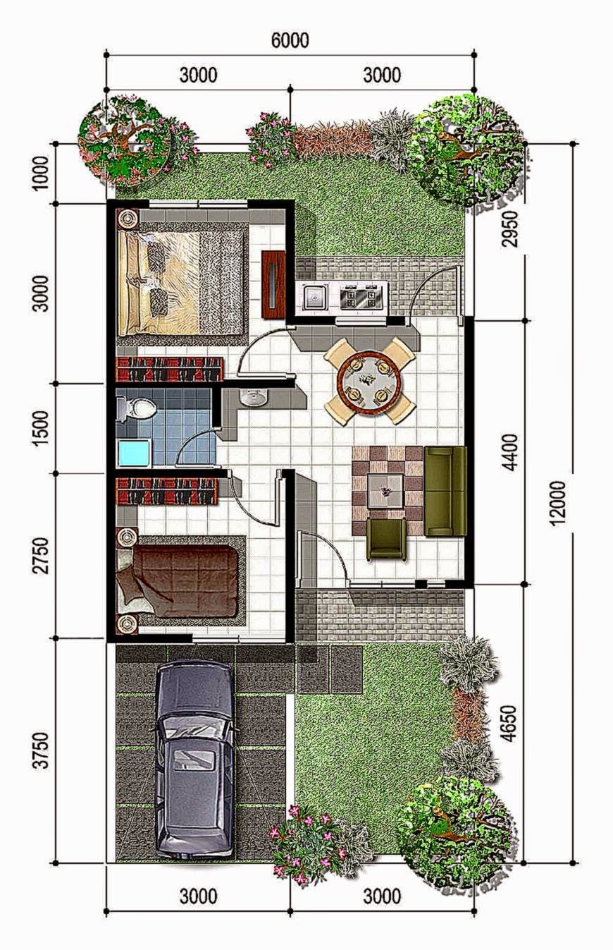 35 Desain Rumah 2 Lantai 6x9
