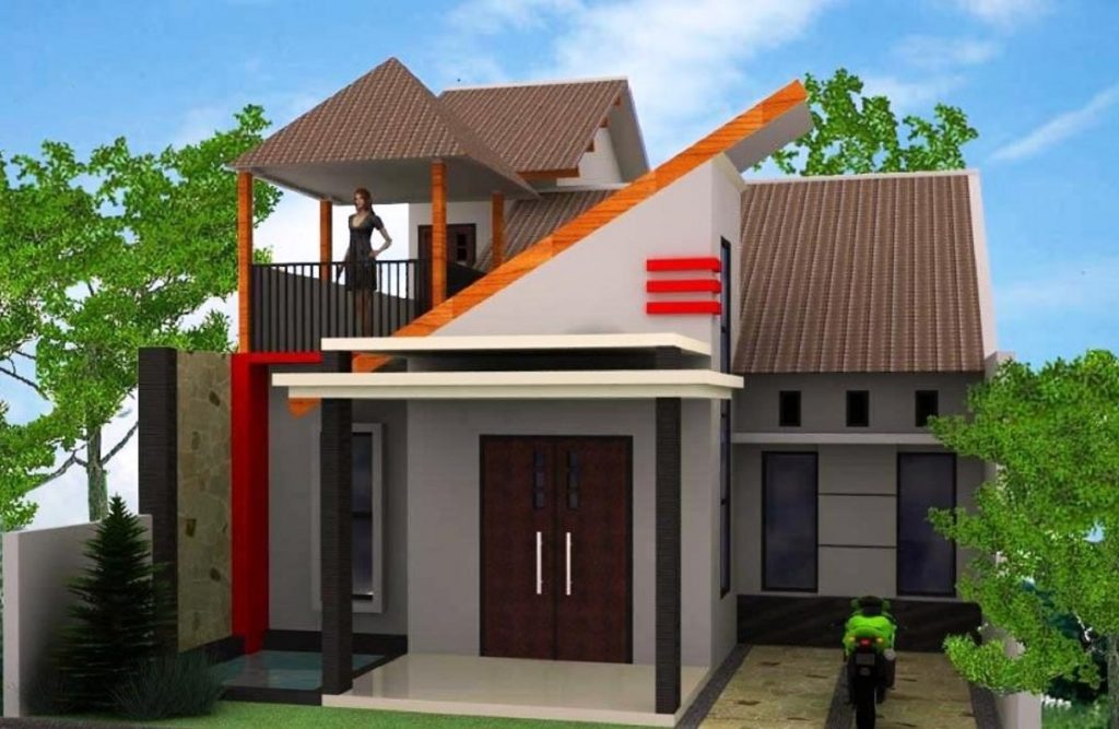 Desain Fasad Rumah Minimalis 2 Lantai Type 36 - Deagam Design
