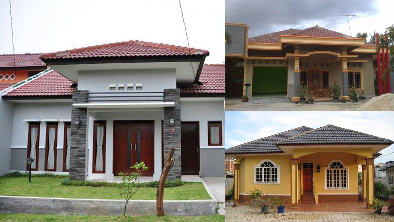 61 Contoh Desain Rumah Sederhana Modern Kampung Terbaru Dan
