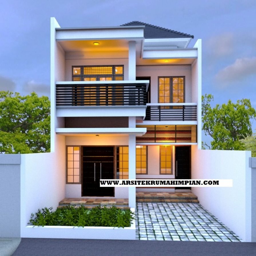 Desain Rumah Minimalis 2 Lantai Dan Harganya Homsweetimpian