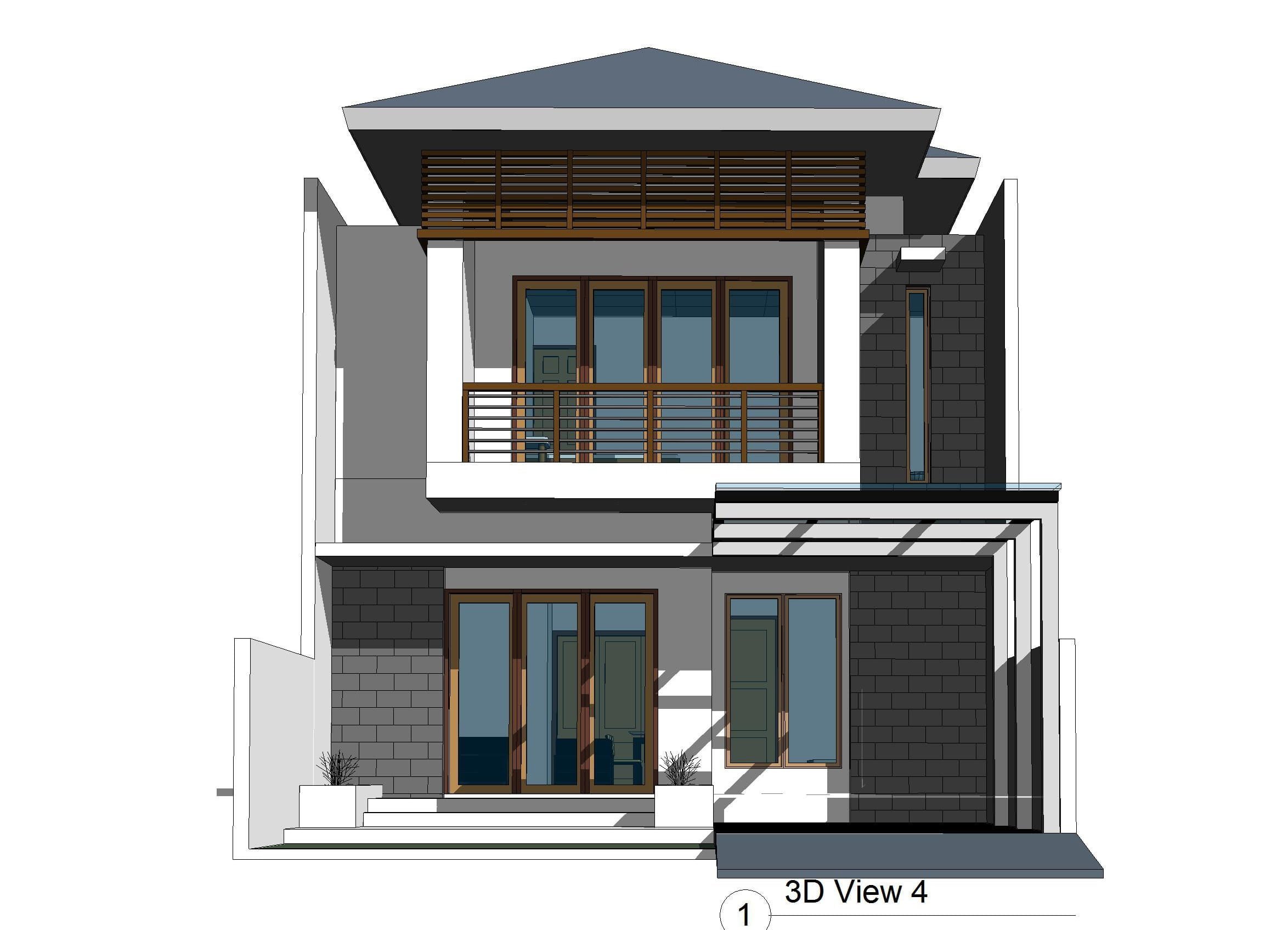 66 Contoh Desain Rumah Modern Minimalis 2 Lantai Luas Tanah 120m2
