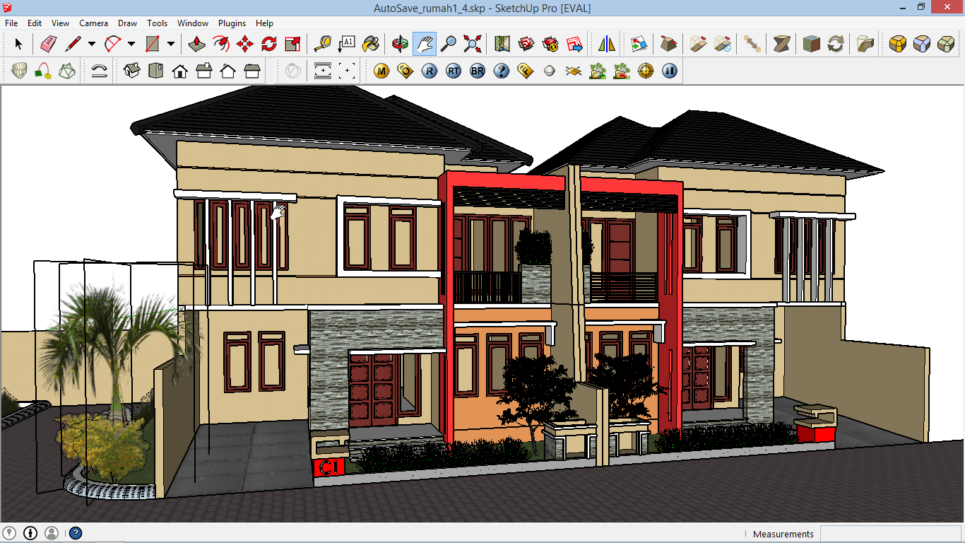60+ Desain Rumah Minimalis File Sketchup Terbaru