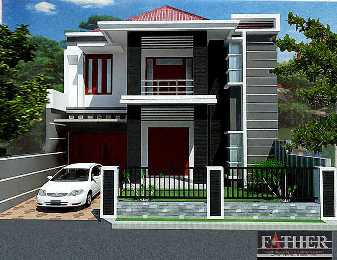 Desain Rumah Minimalis 2 Lantai Budget 150 Juta - Deagam Design