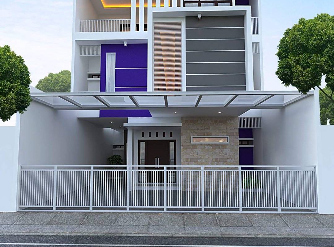 71 Macam Desain Rumah Minimalis Modern Tampak Depan Paling Banyak Di Minati Deagam Design