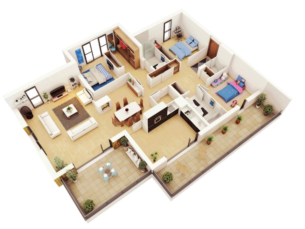 Desain Model Rumah Minimalis 2 Kamar Sederhana Deagam Design