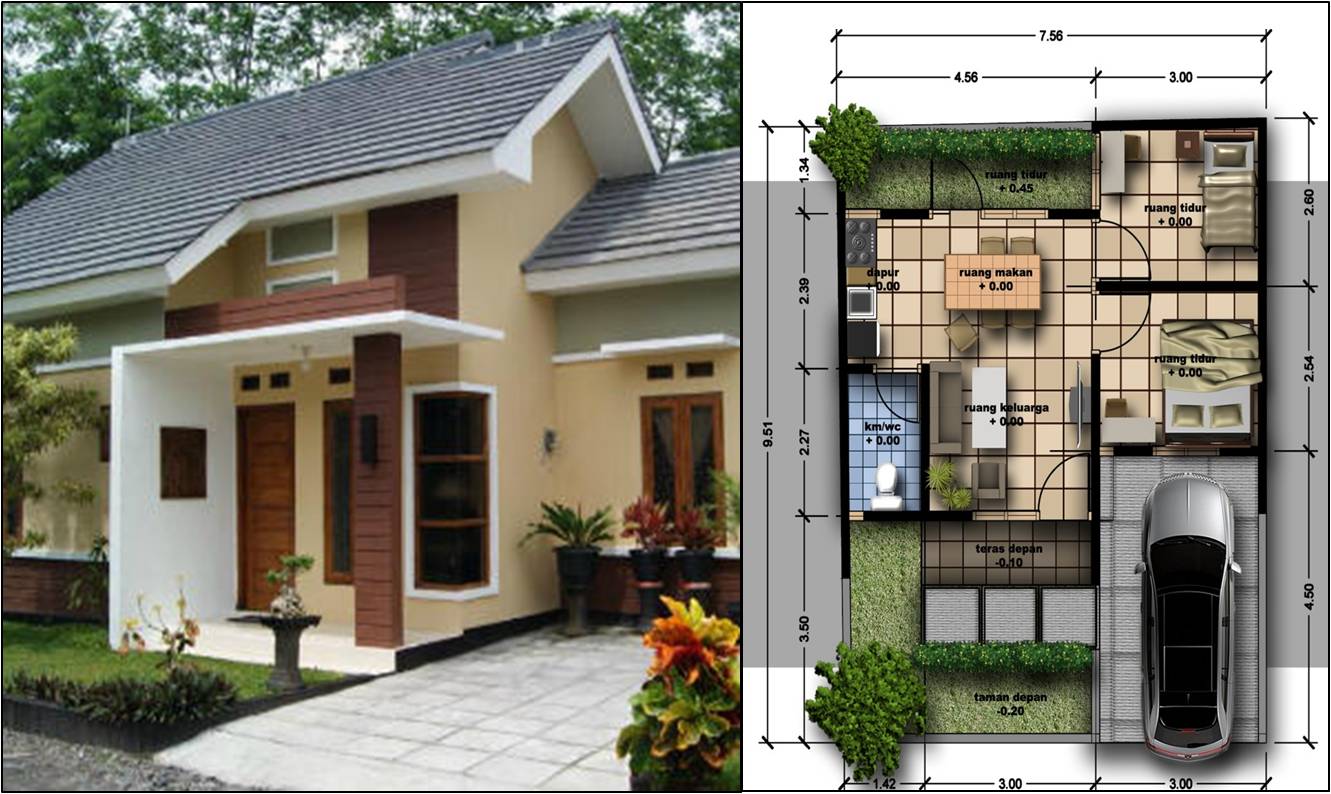 77 Arsitektur Desain Rumah Kecil Cantik Sederhana Modern Terbaru dan ...
