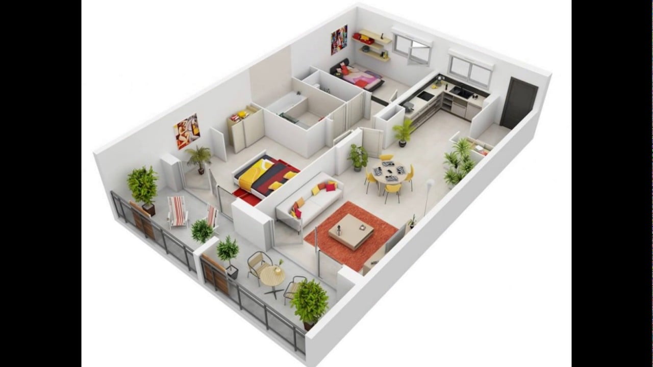 Desain Rumah Minimalis Modern 2 Lantai 3 Kamar Tidur Deagam Design