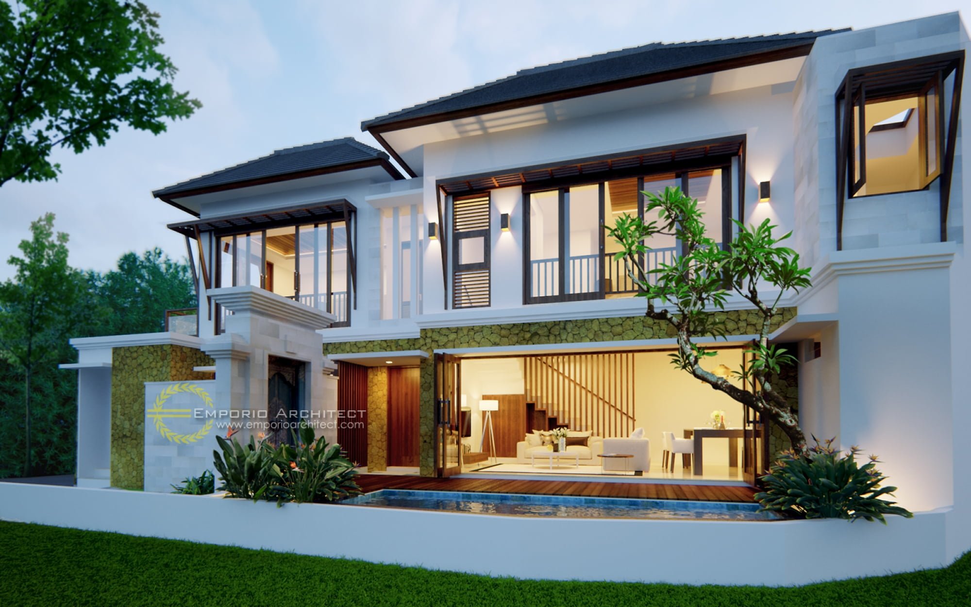 83 Inspirasi Desain Rumah  Villa  Minimalis  Modern Terbaik 