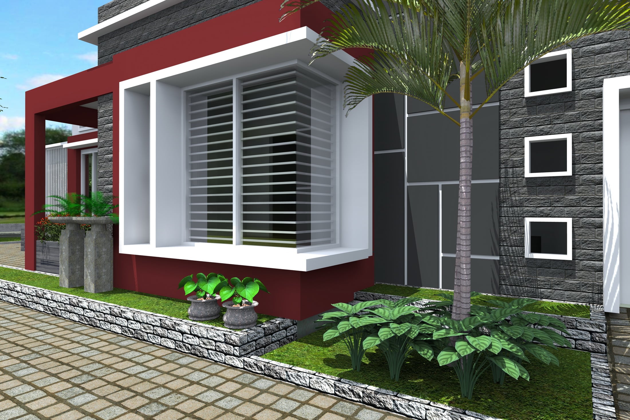 86 Trend Desain Tampak Depan Rumah Minimalis Dengan Jendela Sudut