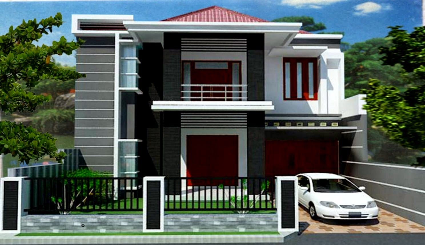 89 Contoh Desain Rumah 2 Lantai Type 22 Paling Banyak Di Minati