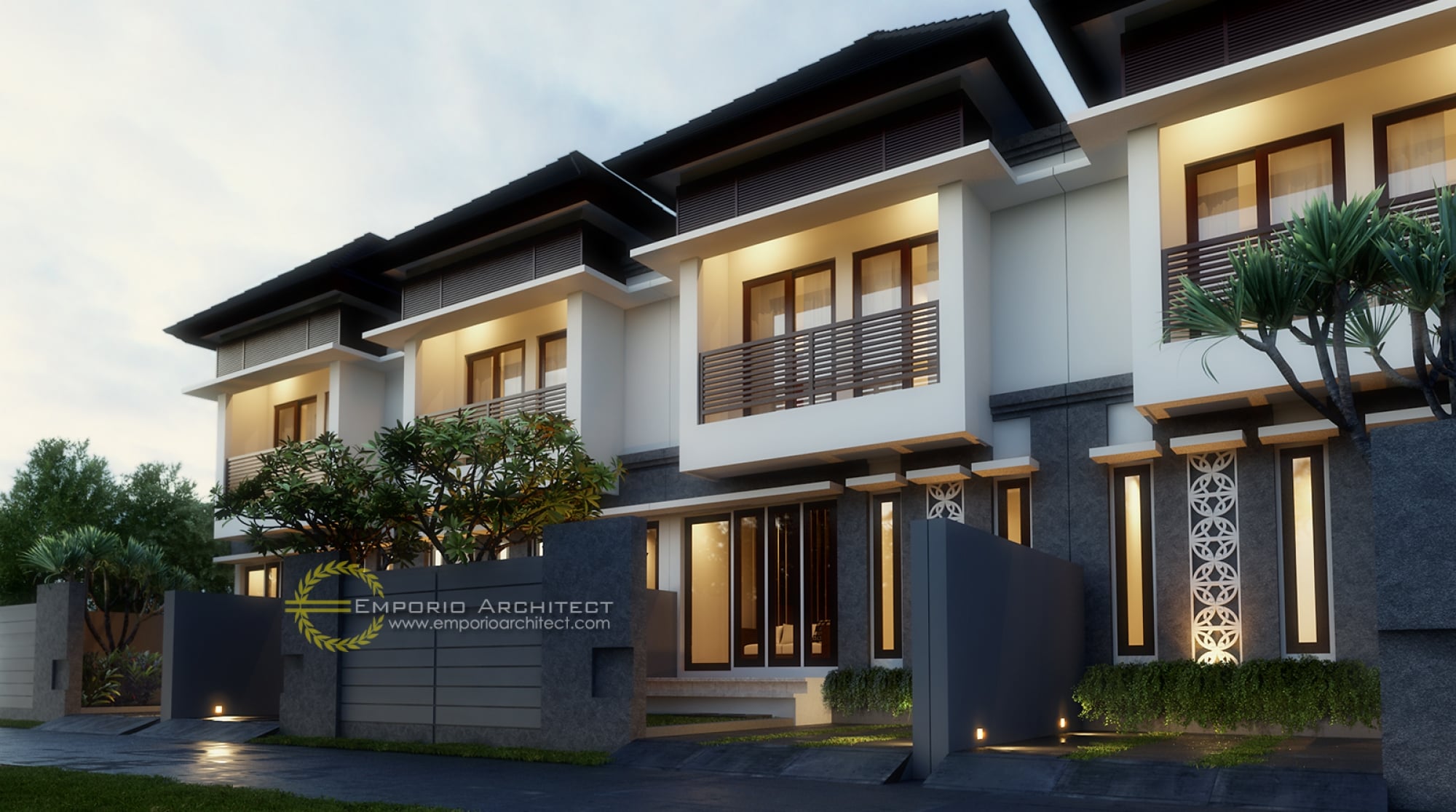 89 Ide Desain Pagar  Rumah  Bali  Modern Yang Wajib Kamu Ketahui Deagam 
