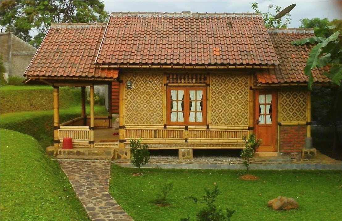 90 Arsitektur Desain Rumah Bambu Klasik Terbaik Masa Kini Deagam
