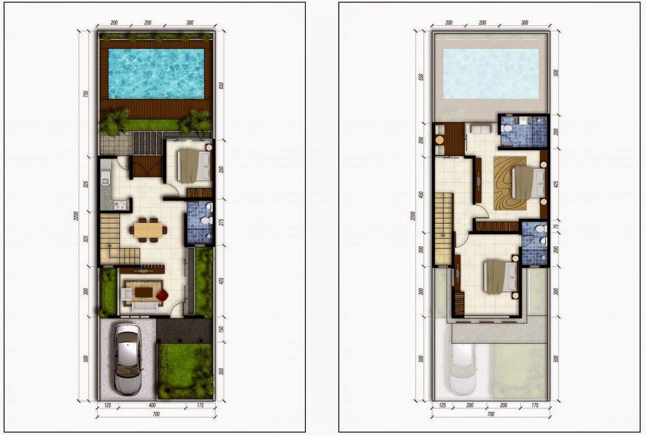 91 Inspirasi Desain Sketsa Rumah Mewah 2 Lantai Dengan Kolam Renang ...