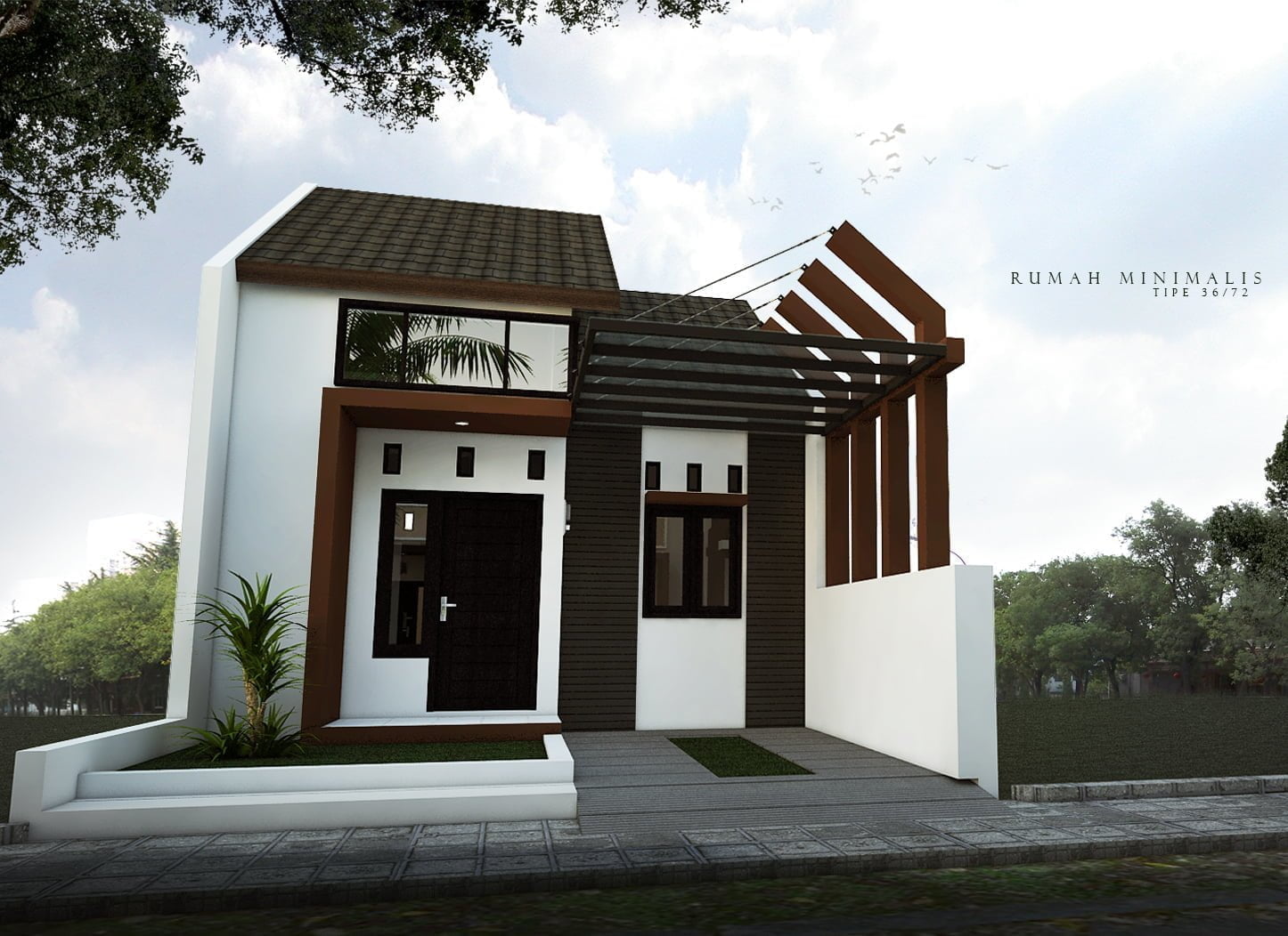  Rumah  Minimalis  Type Desain Rumah  Modern  NADHIRAHMOHAMMAD