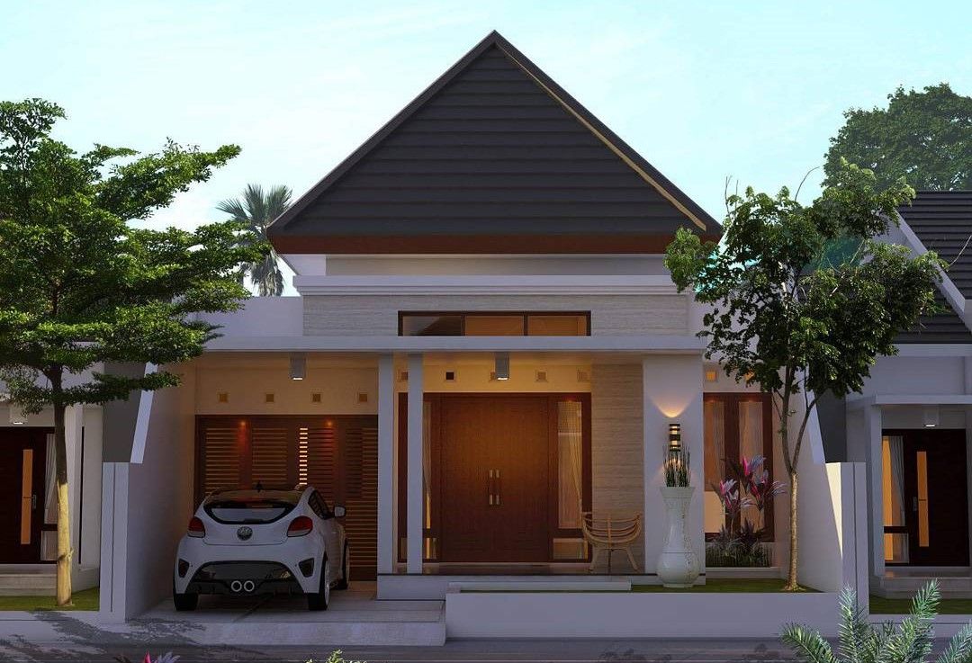 Desain Rumah Klasik Di Kampung Deagam Design