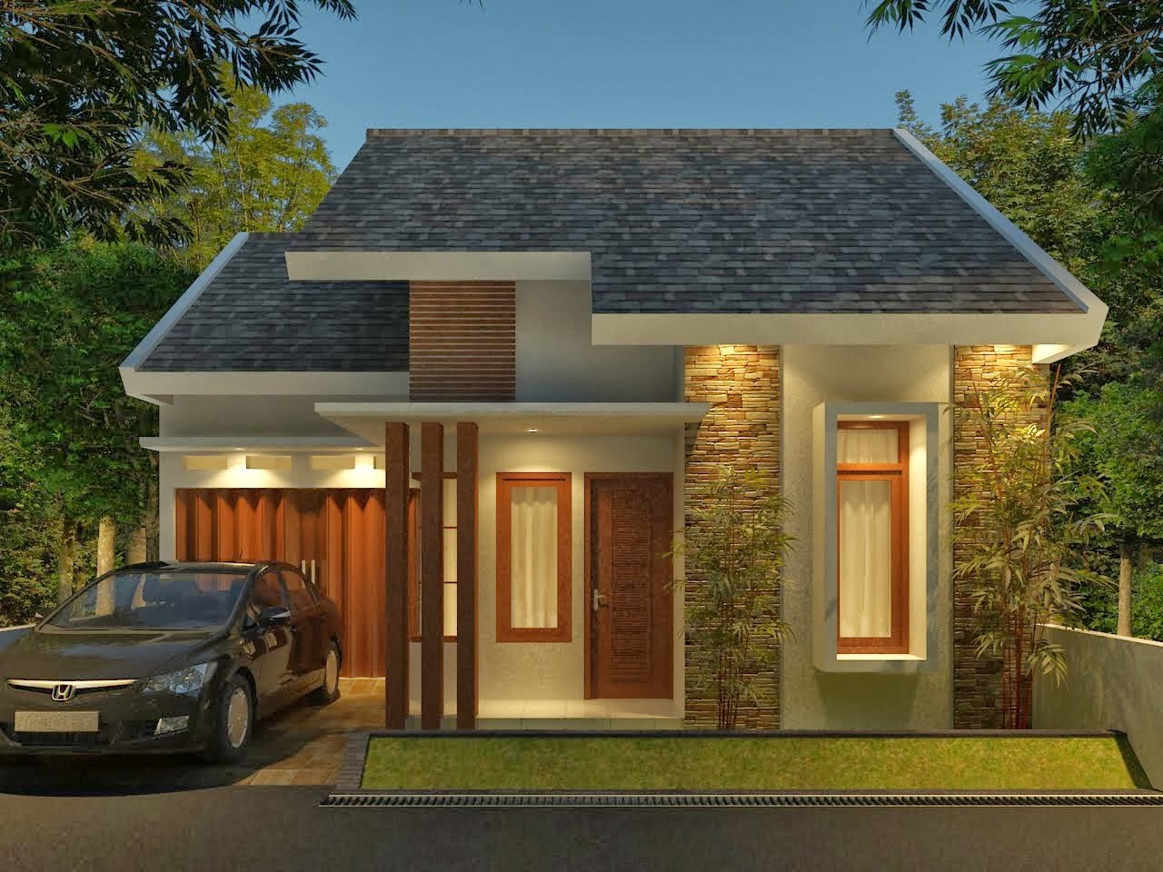 55 Desain Rumah Minimalis Harga 50 Juta HD Terbaru