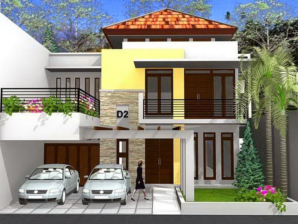 desain rumah minimalis garasi 2 mobil - 95 Gambar Desain Rumah ...