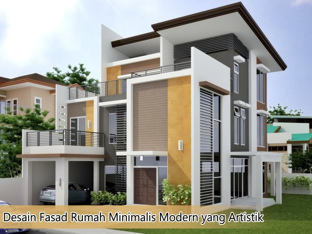 Desain Fasad Rumah Modern Minimalis Deagam Design