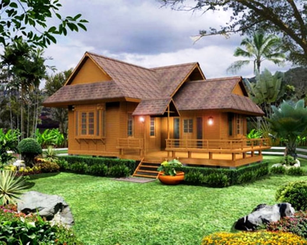 96 Gambar Desain Model Rumah Kayu Minimalis Indonesia Paling Terkenal
