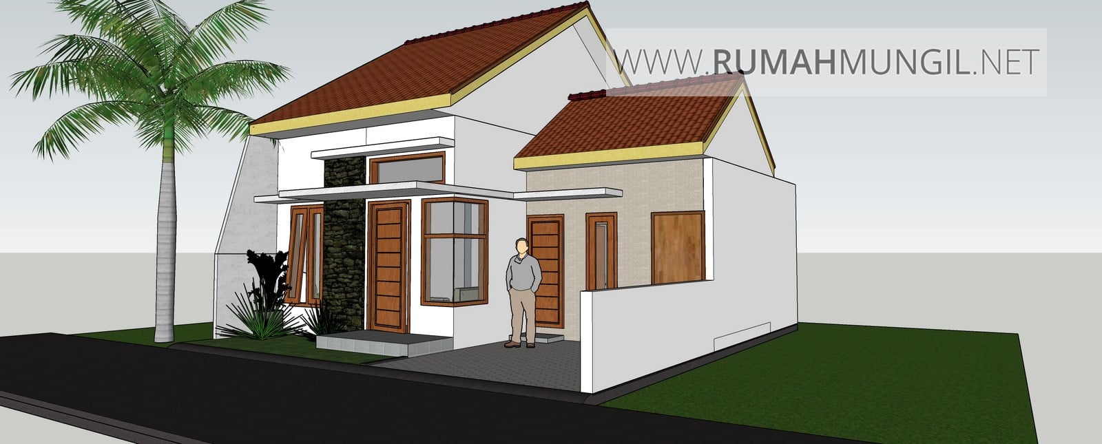 Desain Rumah Minimalis Ukuran 8x7 Deagam Design