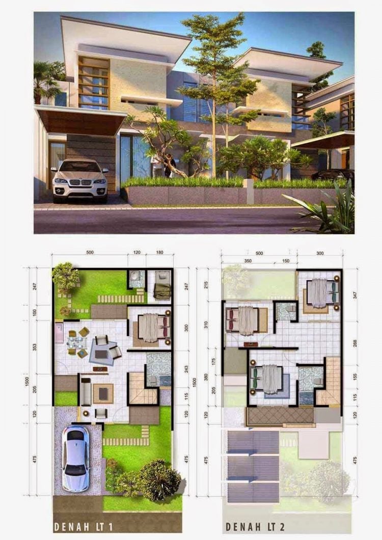 98 Kumpulan Desain Rumah Modern Minimalis Dua Lantai Terbaru Dan