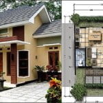 40 Blueprint Desain Rumah Sederhana Ukuran 7X8 Bahan Membangun Rumah Baru
