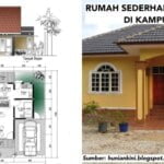 62 Blueprint Desain Rumah Di Kampung Sederhana Guna Ide Rumah Anda